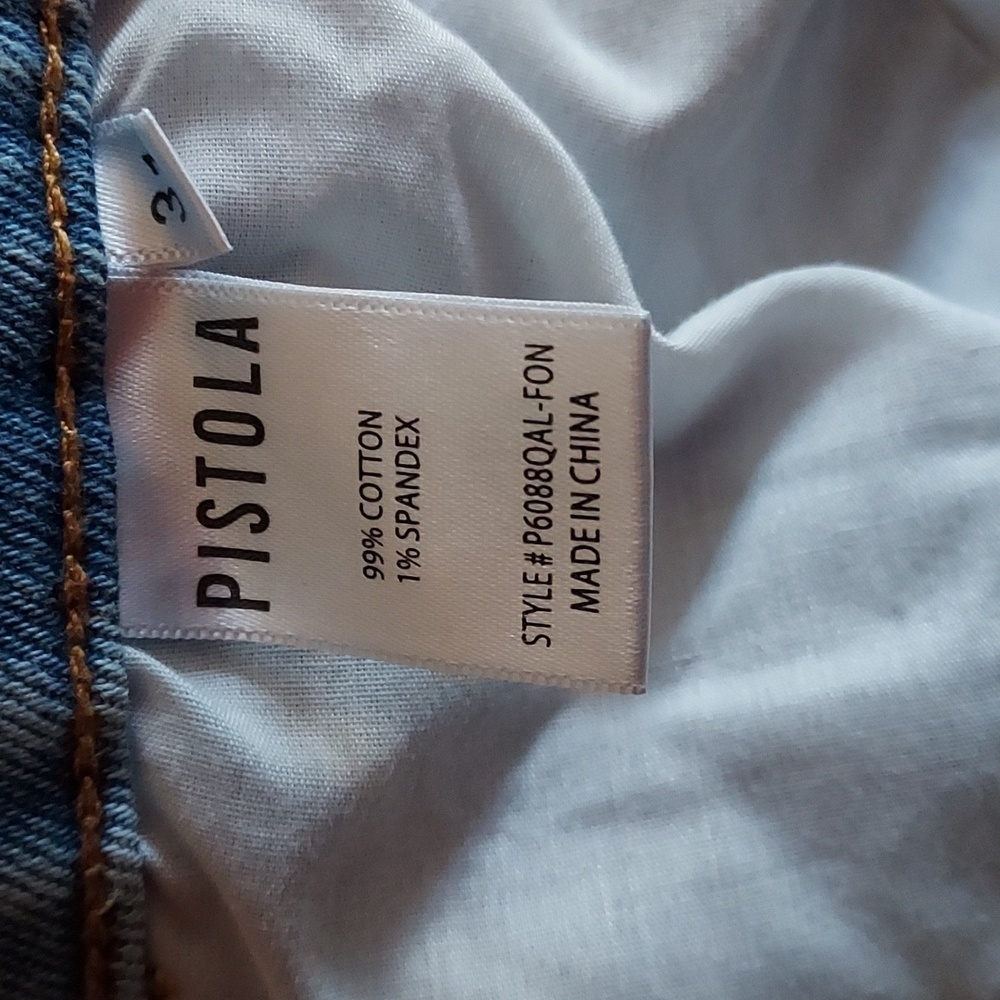 PISTOLA Revolve Lennon High Rise Crop Distressed Jeans - Picture 9 of 10